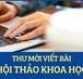 Thư mời viết bài hội thảo khoa học quốc gia "Những xu hướng mới trong đào tạo và nghiên cứu Kinh tế học"